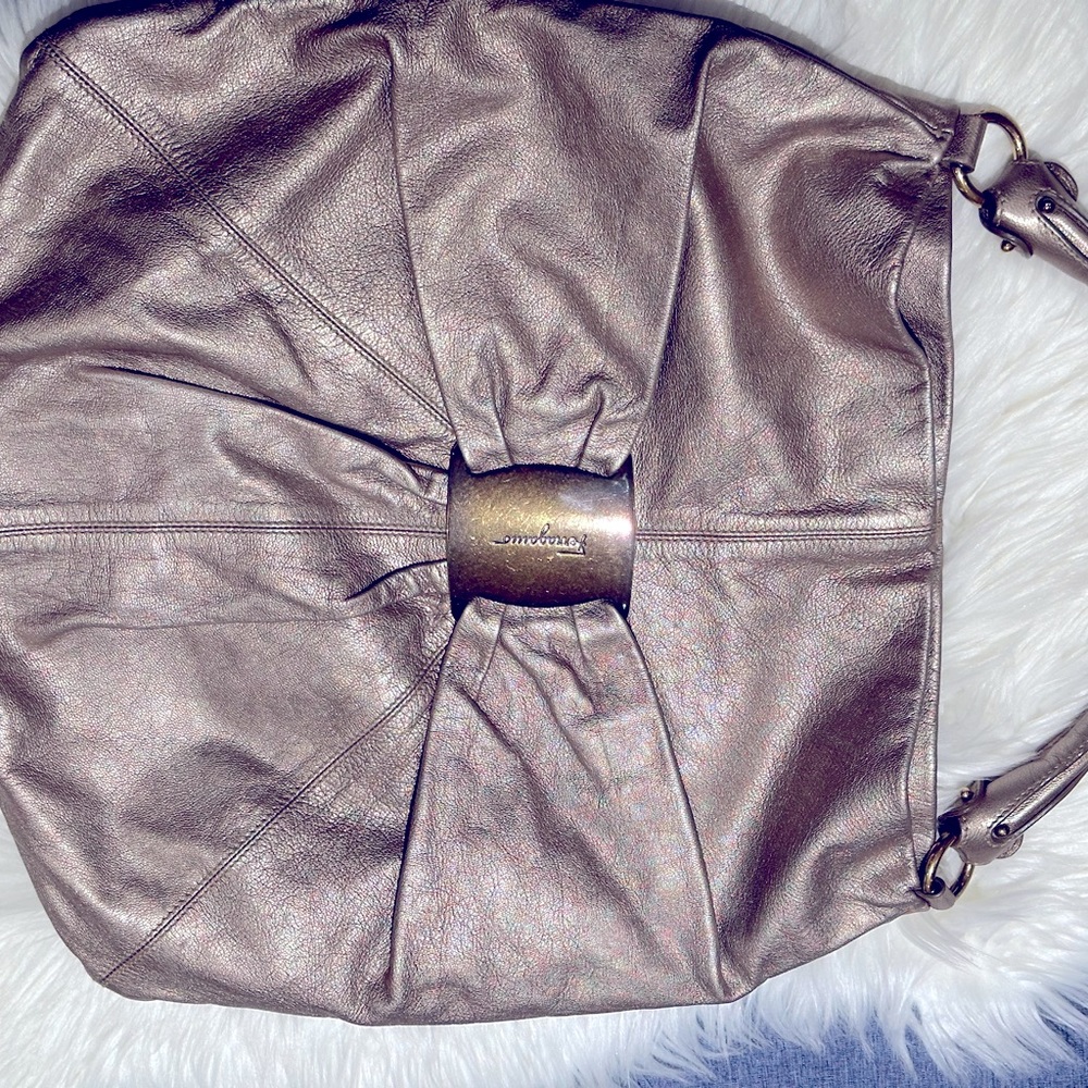 Gold Ferrago hobo bag